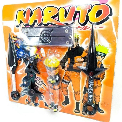 Kit 4 Bonecos Time Clássico Naruto Bandai F0051