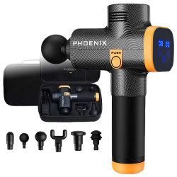 Pistola Massageadora Profissional Phoenix A2 Com 20 Velocidades e 6 Ponteiras Função Fisioterapêutica Alívio de Dor Relaxamento Muscular Liberação Miofascial Menor preço em Pistola Massageadora Profissional Phoenix A2 Com 20 Velocidades e 6 Ponteiras Função Fisioterapêutica Alívio de Dor Relaxamento Muscular Liberação Miofascial