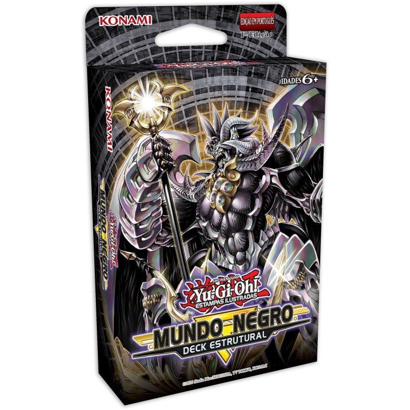 Deck Estrutural Yu Gi Oh Mundo Negro Yugioh Cartas Cards Em Português Konami No Shoptime 1161