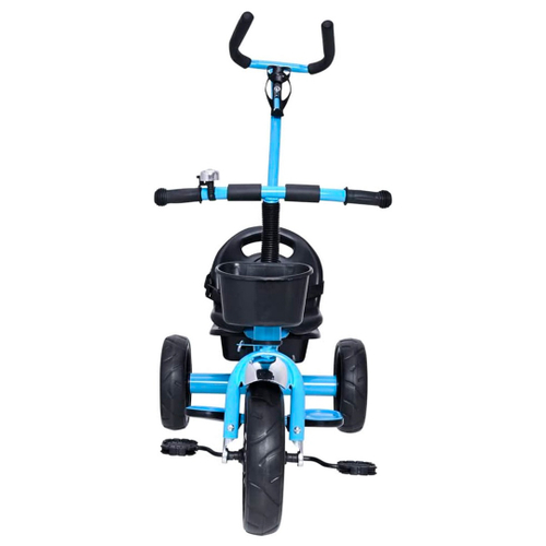 Triciclo Infantil com Empurrador Motoca Passeio Bebê Azul no Shoptime