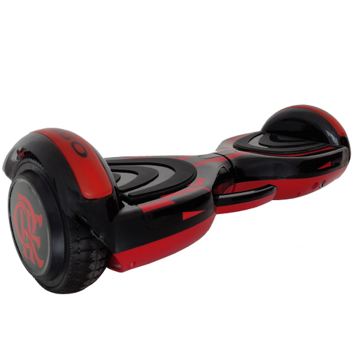 Hoverboard Bluetooth Barato Com Led 6,5' Poleg. Com Alça Cor Fogo