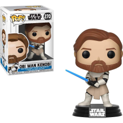 Star Wars Guerras Clônicas Boneco Pop Funko Obi-Wan #270 Menor preço em Star Wars Guerras Clônicas Boneco Pop Funko Obi-Wan #270