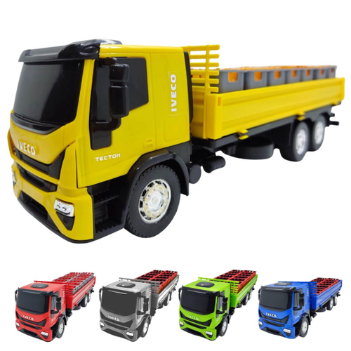 Caminhao Iveco Tector Dropside Usual Brinquedos no Shoptime