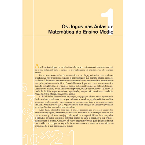 Cadernos do Mathema - Ensino Fundamental: Volume 1 - Jogos de