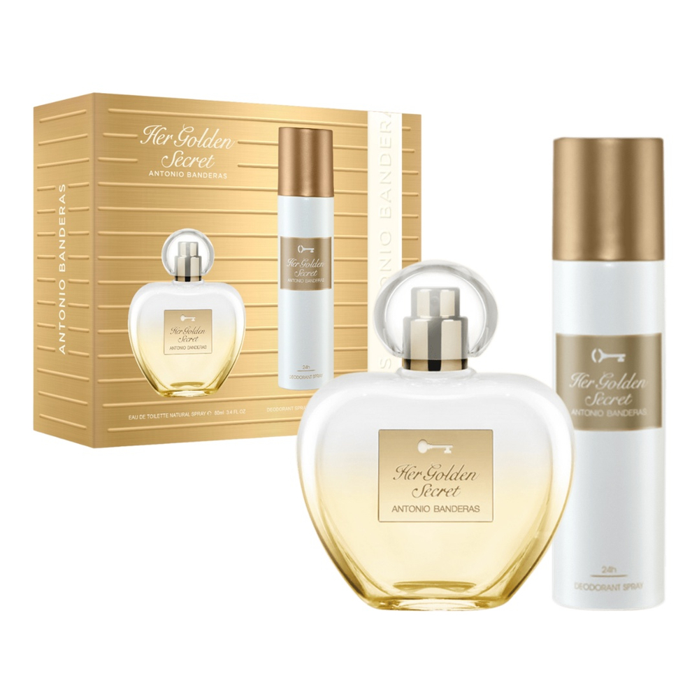 Kit Perfume Feminino Her Golden Secret de Antonio Banderas Eau de ...