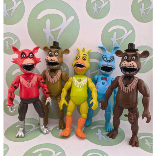 Kit 5 Bonecos Animatronics Five Nights At Freddy's Oferta