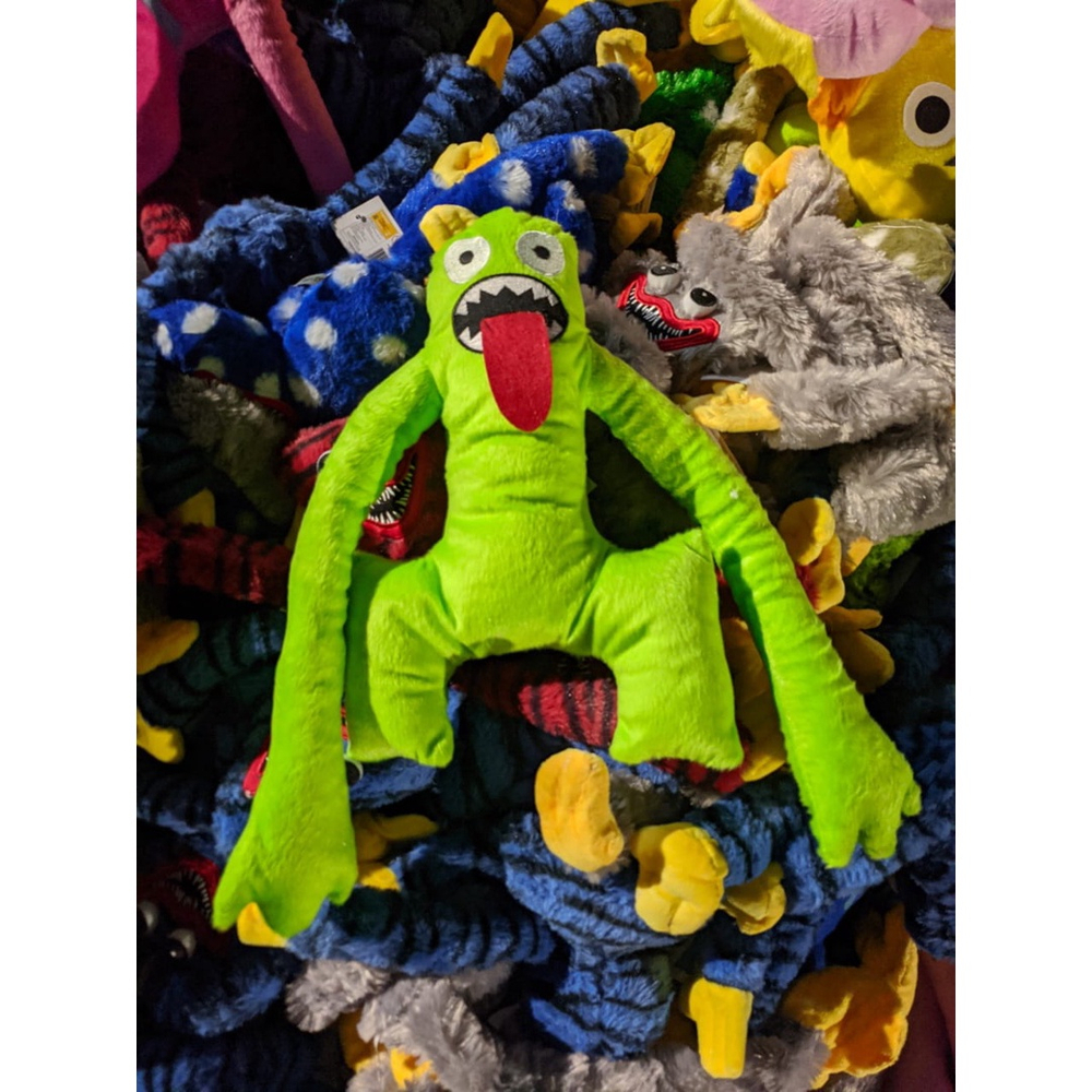 Boneco Azul Babão e Monstro verde Rainbow Friends Jogo Roblox