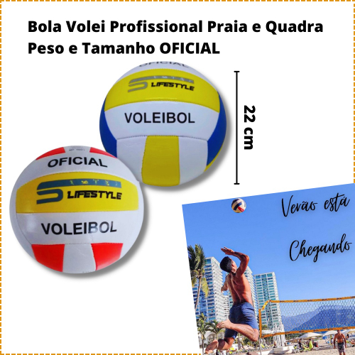 Bola De Vôlei Praia E Quadra Oficial Tamanho Profissional em Promoção na  Americanas