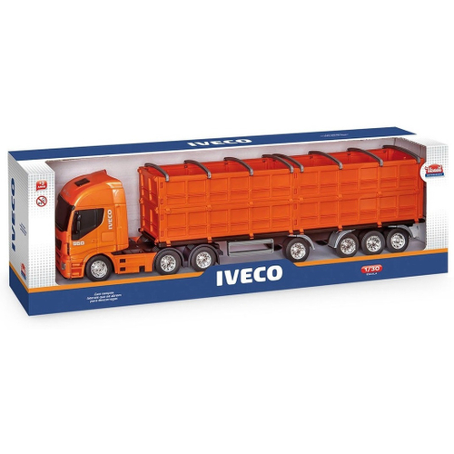 Brinquedo Caminhão Miniatura Infantil Iveco Hi Way Caçamba