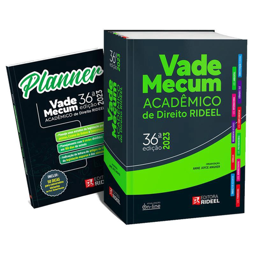 Vade Mecum Acadêmico De Direito Rideel - 36ª Edição/2023 (1º Semestre ...