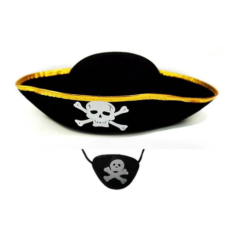 Fantasia de Pirata Infantil Halloween Masculino Com Bandana e Tapa Olho no  Shoptime