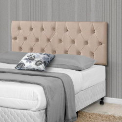 Cabeceira Box Casal Estofada 1 40 Paris com Captonê - Bege - rpm Móveis é boa?