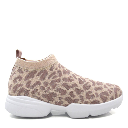 Tenis meia best sale vizzano animal print