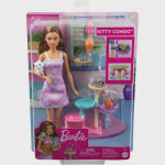 Boneca Barbie Family - Bicicleta Com Pets - MP Brinquedos