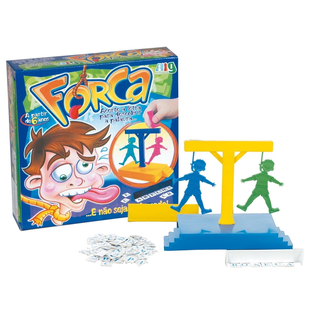 Jogo da Forca, NIG Brinquedos, Multicor