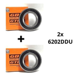 Kit 2 Rolamentos Gbr - 6302ddu Roda Dianteira Dir/esq Cb300r