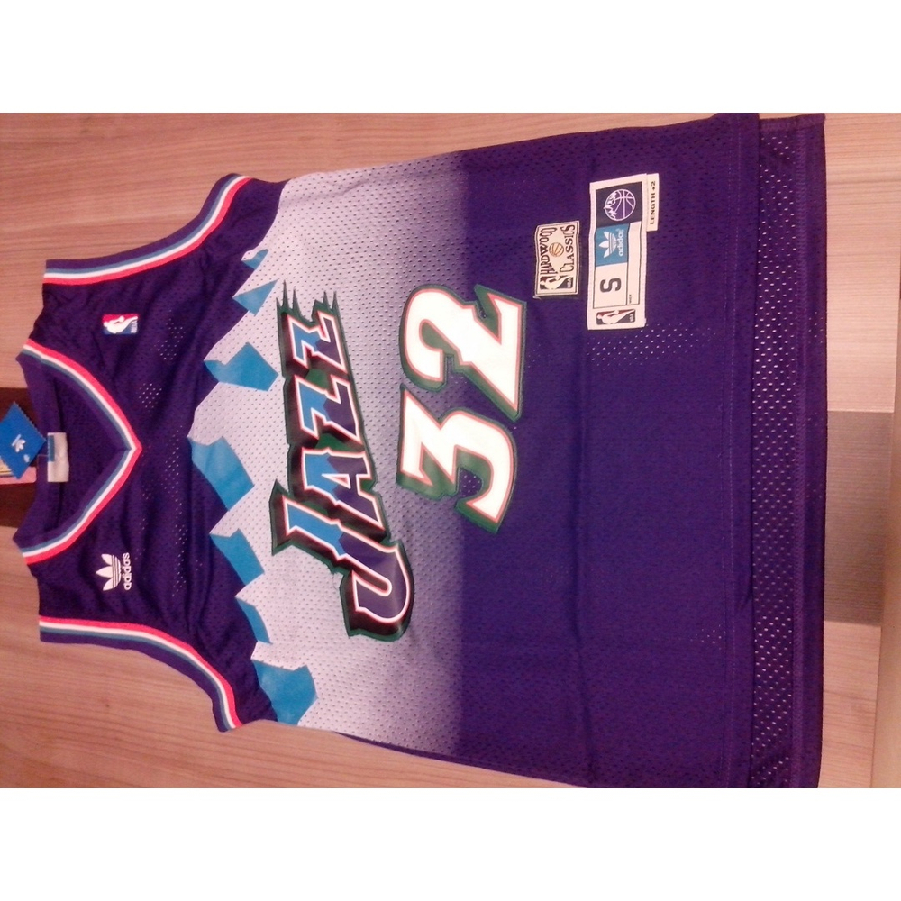 Camisas Esportivas De Basquete Utah Jazz Karl Malone Azul Submarino