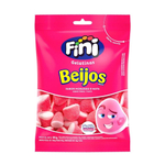 Bala de gelatina beijos morango 90G fini
