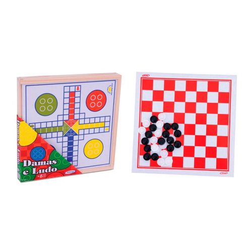 Jogo 2x1 De Dama E Ludo em Promoção na Americanas