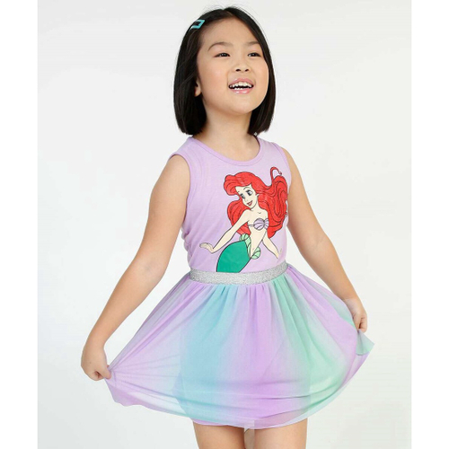 Vestido Infantil Princesa Sofia Pequena Sereia Ariel Luxo 1 A 3 Anos no  Shoptime