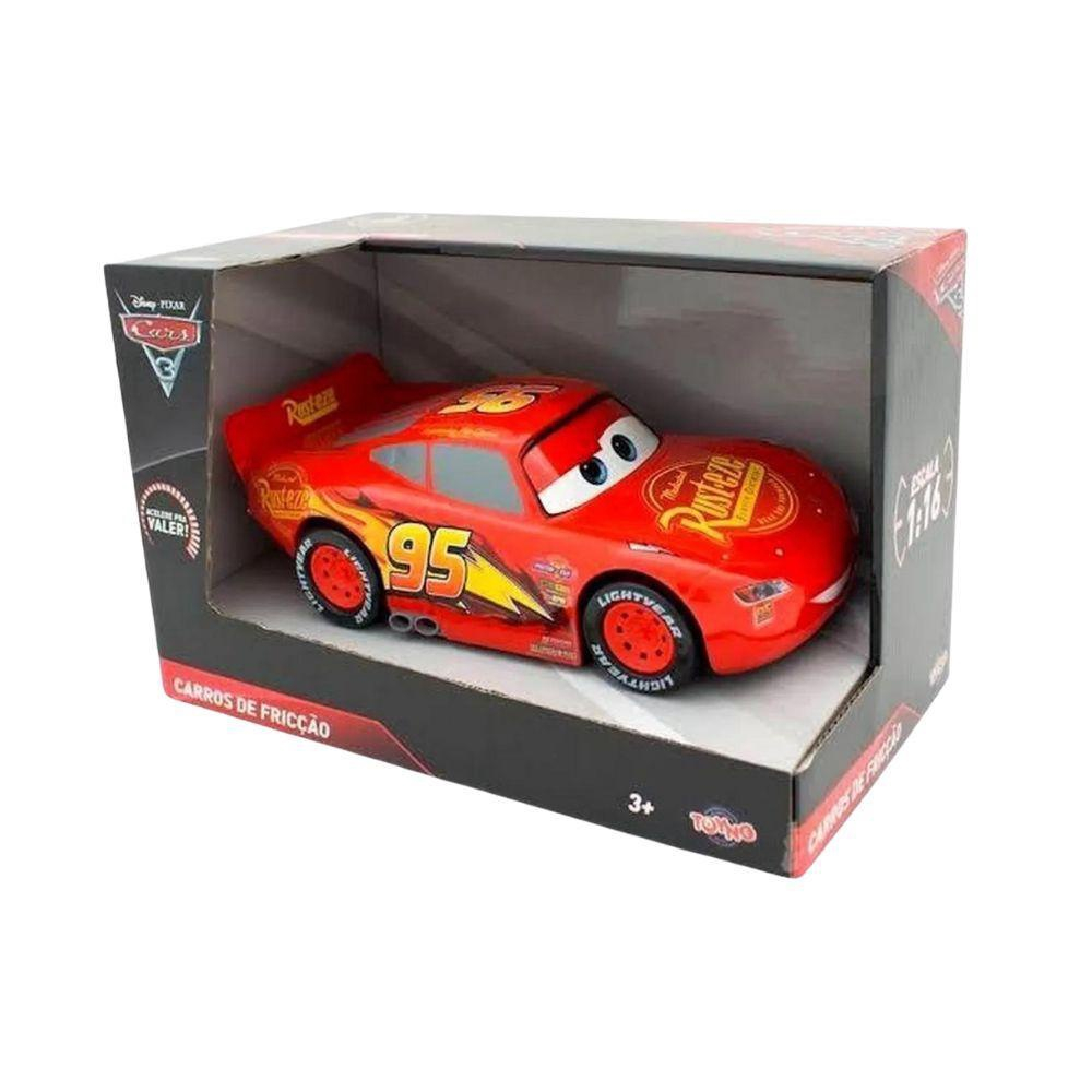 Carrinho - Relampago Mcqueen Mate - Corrida Friccao etilux na