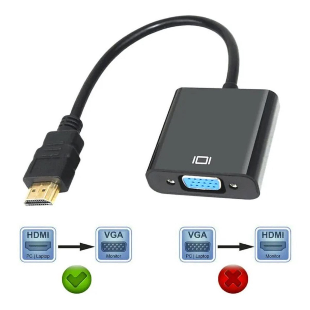 Adaptar monitor vga a hdmi sale