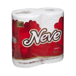 Papel Higiênico Neve c/ Folha Dupla A Qual (4 Unid) - Neve é boa?