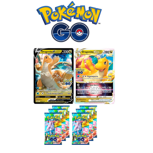 Jogos e Brinquedo Carton-Pokemon Box Dragonite Copag - Loja Zuza