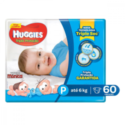 Fralda huggies tripla proteção P C/60 é boa?