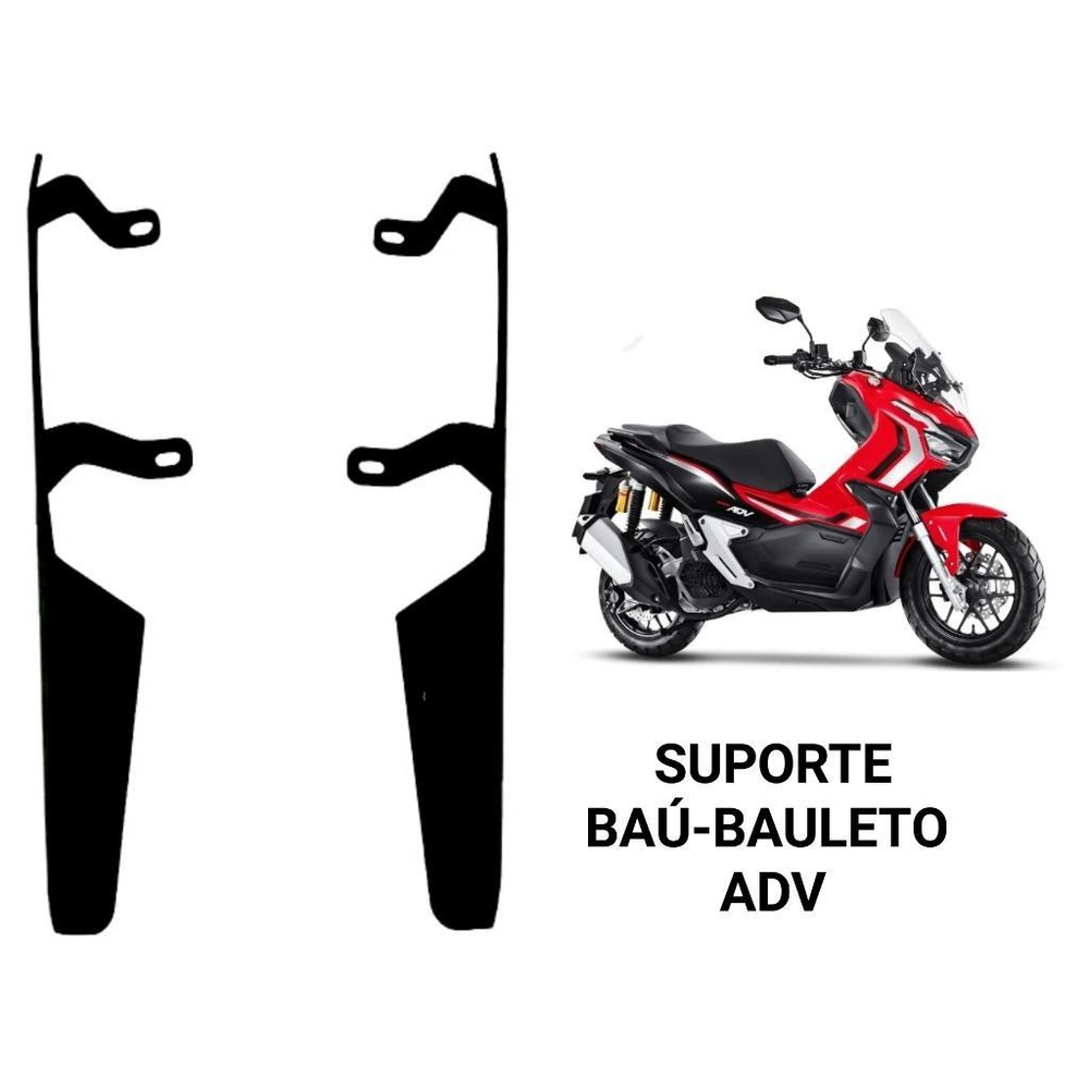 Suporte Para Baú Bauleto Bagageiro Honda Adv 150 no Shoptime