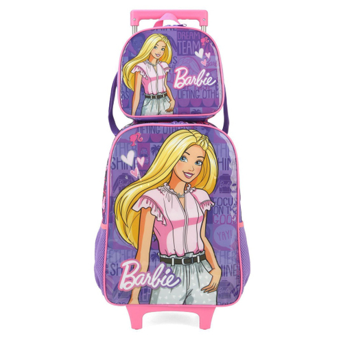 Mochila Barbie Princesa Pop Star Rodinhas Tam G Sestini