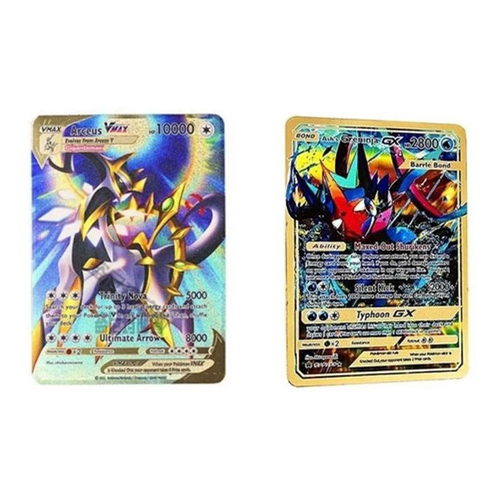 Pokemon Cards Metal Gold, Vmax Gx Ex Pokemon Card