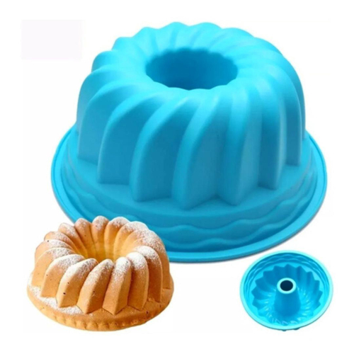 Forma de Silicone Para Doces Torta Pudim Bolo Cozinha Princesa Azul Kit 3  Unidades em Promoção na Americanas