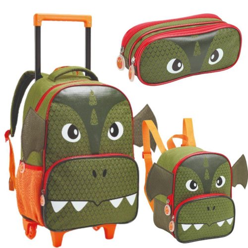 Kit Mochila Escolar Rodinha Infantil Menino B-BLOX Pop It