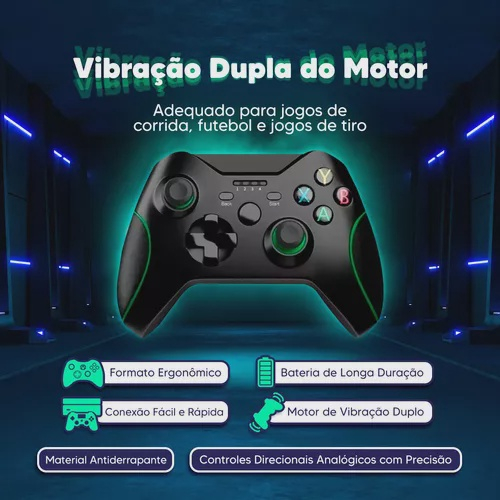 Controle Vídeo Game Xbox One Joystick Sem Fio Pc Computador - TENDMIX  COMÉRCIO ONLINE