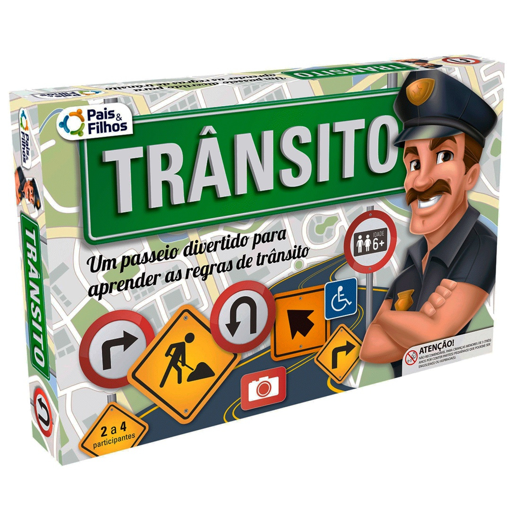 Jogo de Tabuleiro Educativo Trânsito - ENGENHA KIDS - Produtos e acessórios  para bebê