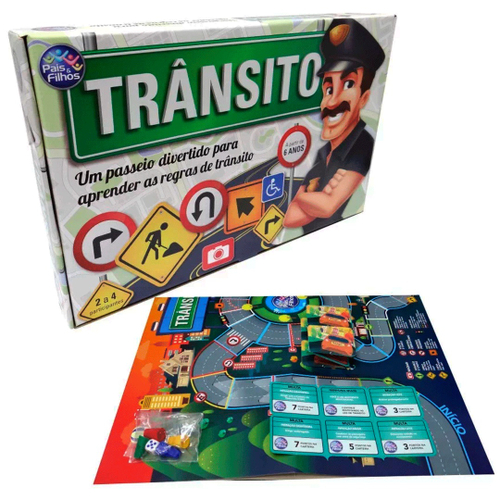 Jogo de Tabuleiro Sobre o Trânsito