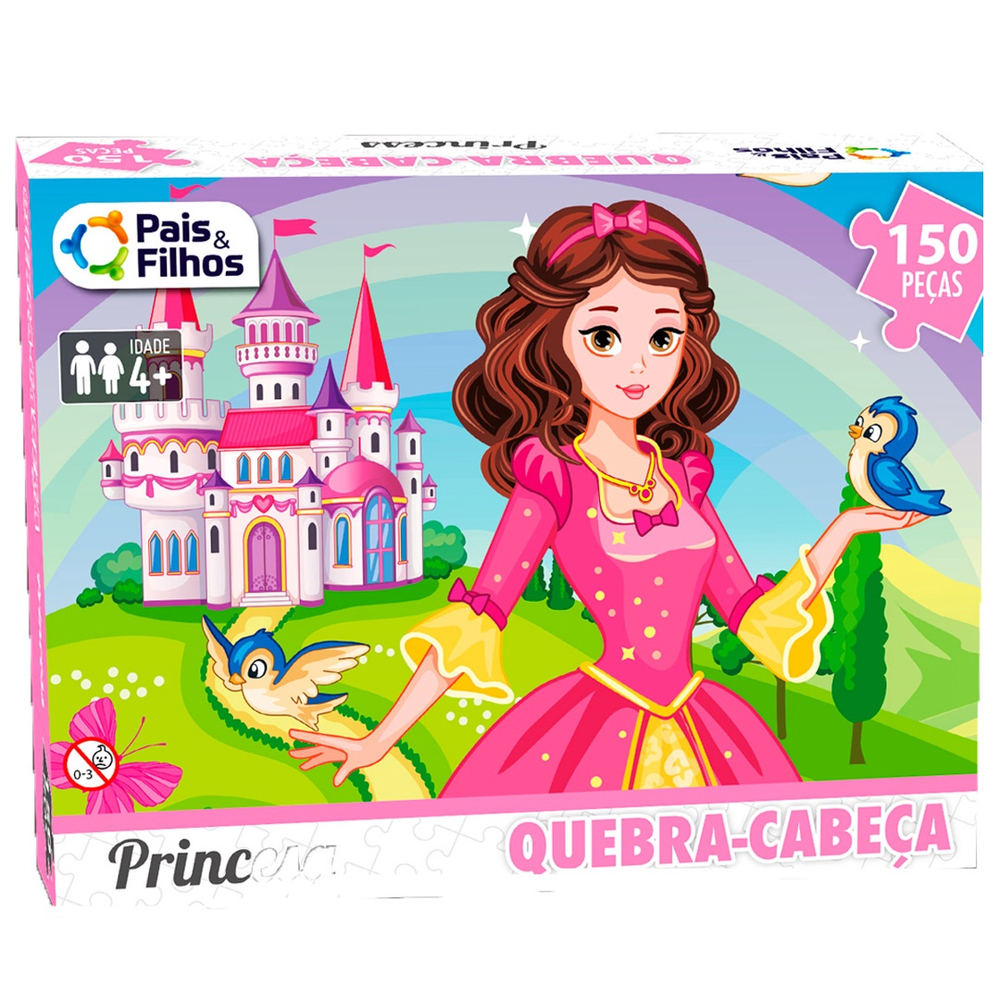 Quebra-Cabeça Infantil Desafio das Cores - Jogo Educativo 20 Peças