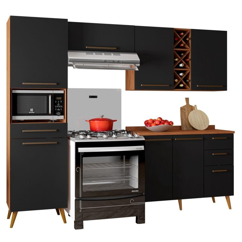 Jogo cozinha modular  Black Friday Casas Bahia