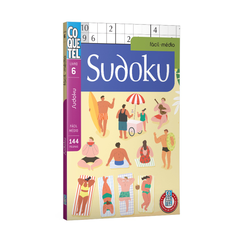 Sudoku 5 Volumes + 1,3 Mil Jogos Coquetel Fácil Médio em Promoção na  Americanas