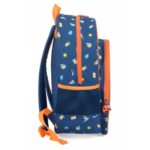 Mochila poliéster, Baby Shark, Azul, IS37481BS, Luxcel - PT 1 UN