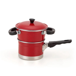 Panela Cuscuzeira Alumínio 12cm Vermelha Nacional Ref.10964 Menor preço em Panela Cuscuzeira Alumínio 12cm Vermelha Nacional Ref.10964