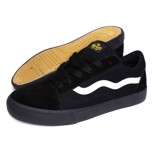 Tênis Mad Rats Old School Skate Preto Crepe