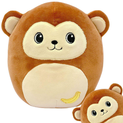 Pelúcia Macaco Almofada Animal Macaquinho Infantil Fofo 20Cm no Shoptime