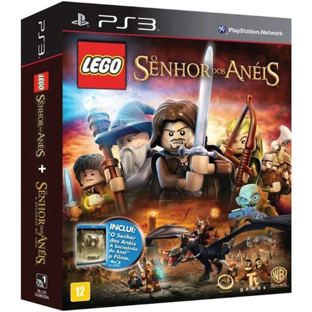 Jogo Xbox 360 Lego O Senhor Dos Anéis Original Midia Física