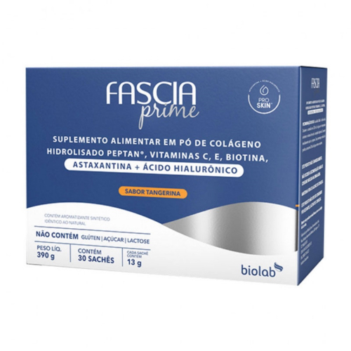 Biolab Fascia Prime Astaxantina + Hialurônico 30 Sachês no Shoptime