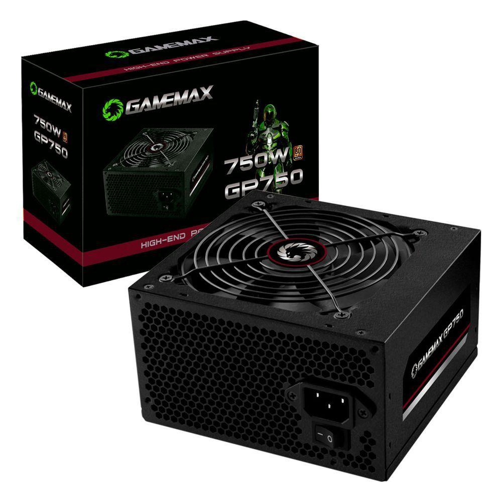 Fonte Gamer ATX 400W Gamemax PFC Ativo, 80 Plus Bronze, GP400A