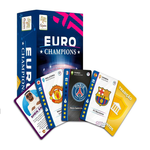 Jogo Cartas Estrategia Cardgame Clube Futebol Euro Champions em Promoção na  Americanas