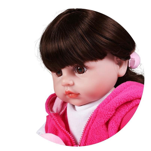 Bebê Sweetie Reborn (R) Menino Girafinha Silicone-doll 48cm - MRW