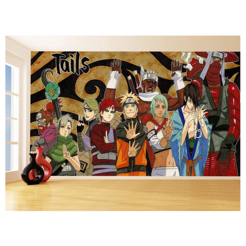 Papel De Parede Anime Naruto Mangá Desenho Art 3,5M Nrt23 no Shoptime